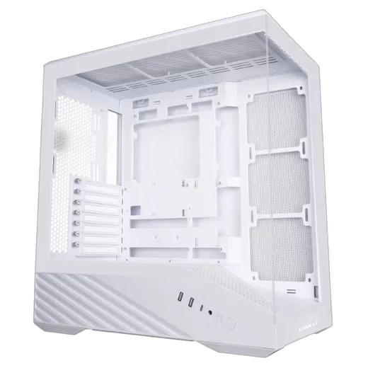 Lian-Li Vector V100 RGB Blanc - MT/Sans Alim/E-ATX, vue 2
