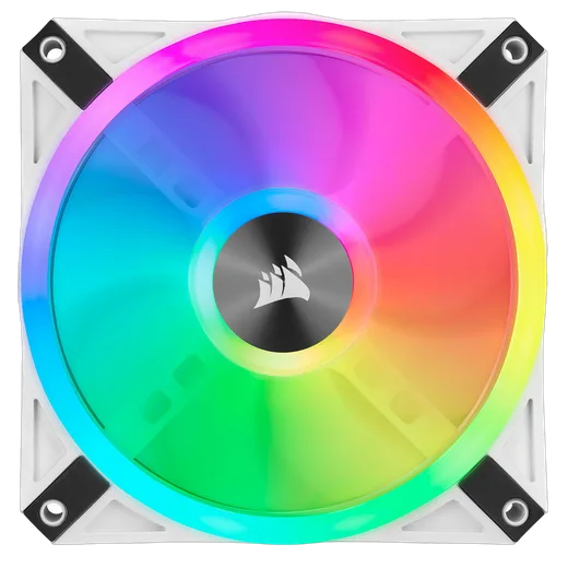 Corsair Kit de trois ventilateurs QL120 RGB Blancs 120mm - CO-9050104-WW