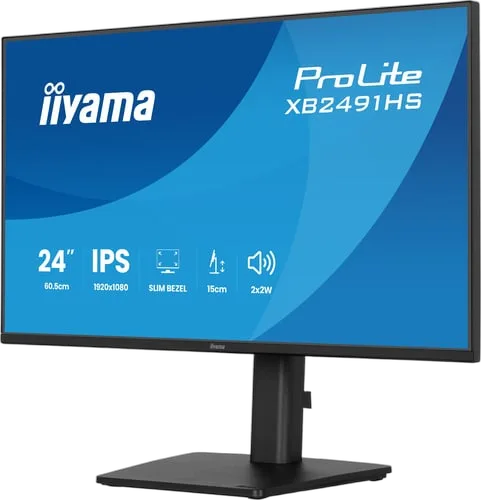 Iiyama Prolite XB2491HS-B1 - 23.8" FHD 120Hz IPS 1ms Pivot Adaptive Sync
