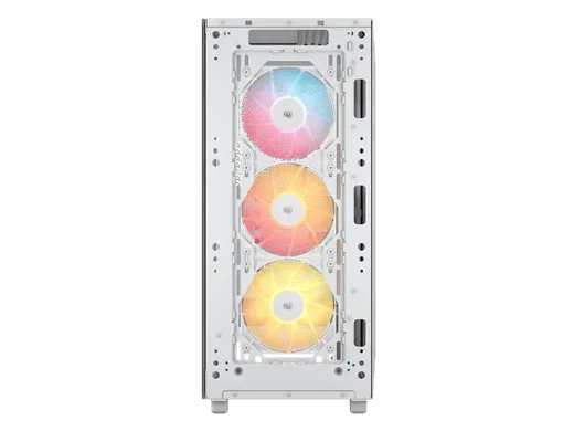 Corsair 3200D RS ARGB White + RM1000e Blanc, vue 3
