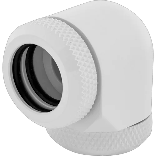 Corsair Fittings 90° Hydro X XF Hardline - 14mm Blanc (x2), vue 1