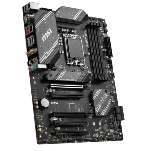 MSI B760 GAMING PLUS WIFI, vue 3
