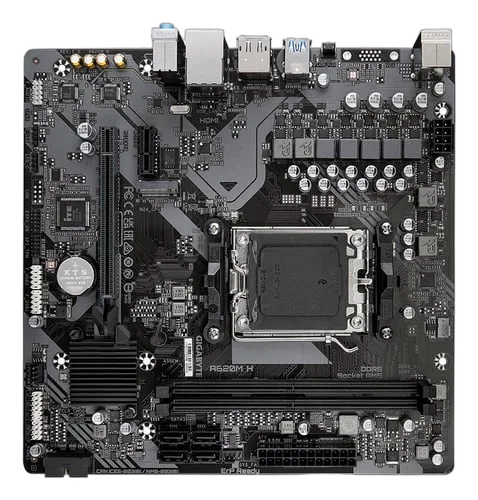 Gigabyte A620M H - A620/AM5/DDR5/mATX, vue 4