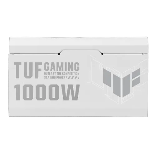 Asus ATX 1000W - 80+ GOLD - TUF GAMING 1000G White, vue 9