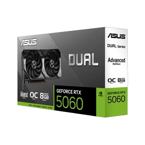 Asus Dual GeForce RTX 5060 8GB OC Edition Advanced, vue 5