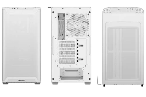 be quiet! PURE BASE 501 Airflow White - MT/SansAlim/ATX, vue 2