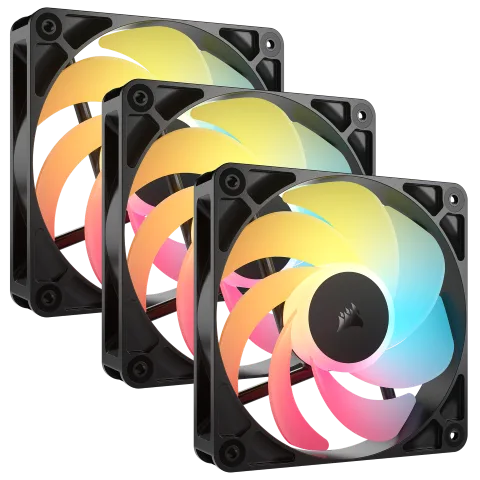 Corsair RS120-R ARGB (Pack 3x120mm) - Noir, vue 12