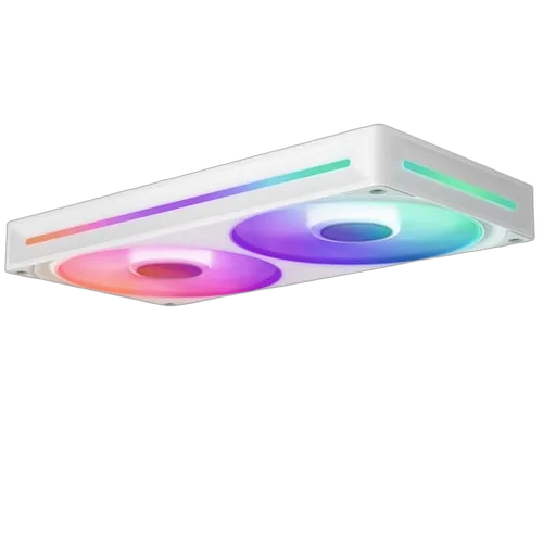 NZXT F240 RGB Core Fan (Single Frame) - Blanc, vue 3