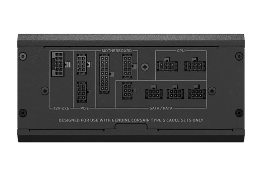 Corsair 3200D RS ARGB Smoke Noir + HX1000i SHIFT Noir, vue 9