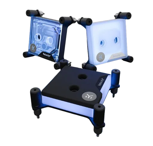 EK Water Blocks EK-Quantum Velocity³ 1700/1851/AM5 - Acetal Noir, vue 4