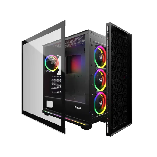 M.RED BLACK DESTROYER Gamma-G - ARGB - MT/ATX