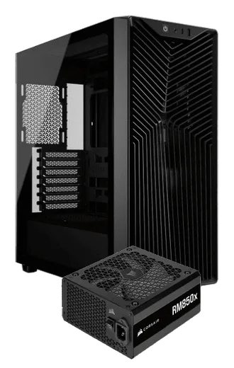 Corsair 3200D RS Noir + RM850x, vue 1