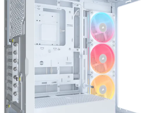 Corsair Frame 4500X LX-R RGB Link Blanc - MT/Sans Alim/E-ATX, vue 7