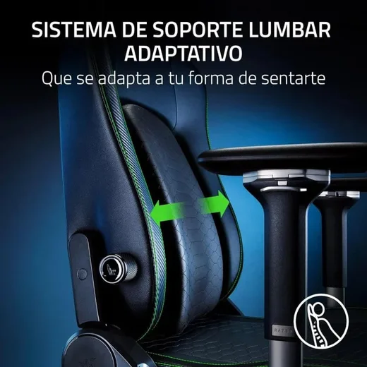 Razer Iskur V2 NewGen - Quartz, vue 4