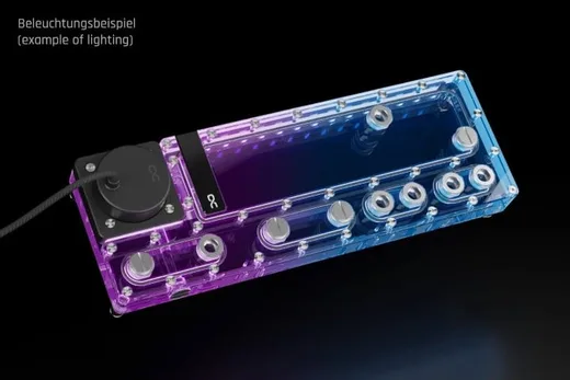 Alphacool Core Distro Plate 360 droite V.2 avec pompeD5 Apex