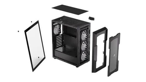 ENDORFY Regnum 400 ARGB Noir - MT/Sans Alim/ATX, vue 10