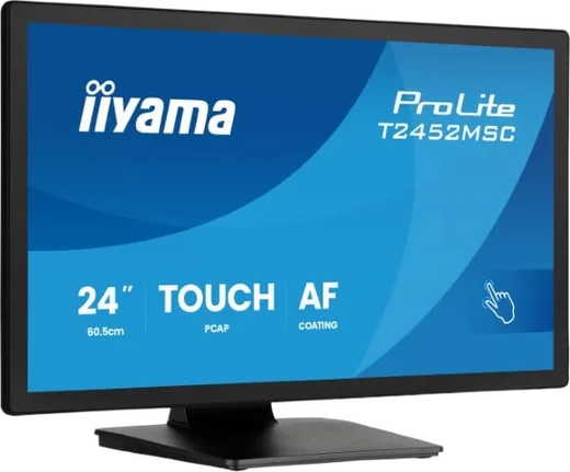 Iiyama Prolite T2452MSC-B2 - 24" FHD Tactile 120Hz IPS 5ms PCAP+, vue 4