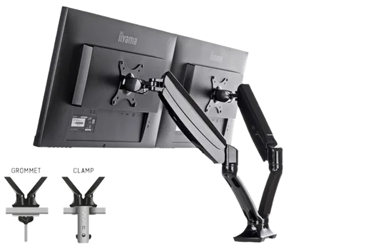 Iiyama DS3002C-B1 Bras pneumatique pour deux moniteurs bureautiques 27" max-Seconde Vie, vue 10