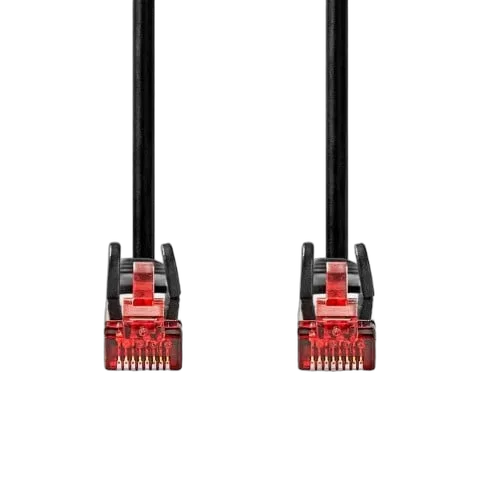 Nedis Câble RJ45 Cat6 U/UTP - 2m - Noir, vue 2