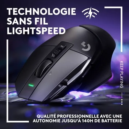 Logitech G502 X Lightspeed - Sans-Fil - Noir, vue 10