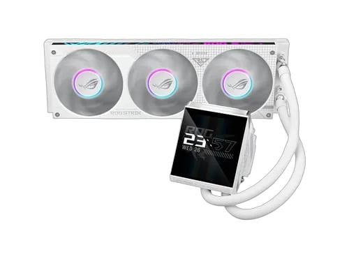 Asus ROG Strix LC IV 360 ARGB LCD - 360mm - Blanc, vue 3