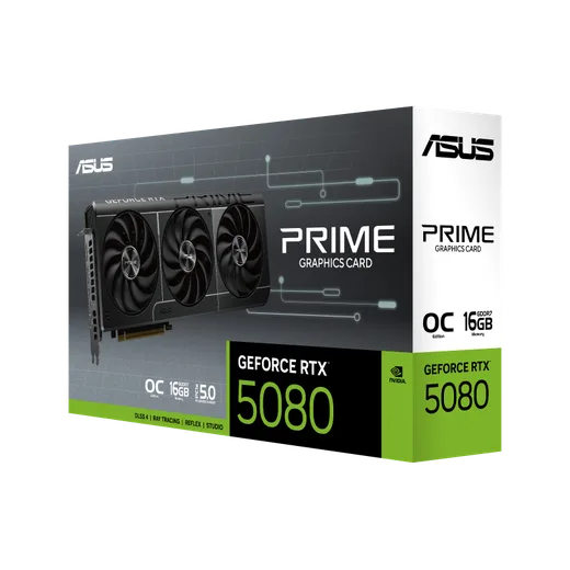 Asus PRIME GeForce RTX 5080 16GB GDDR7 OC Edition