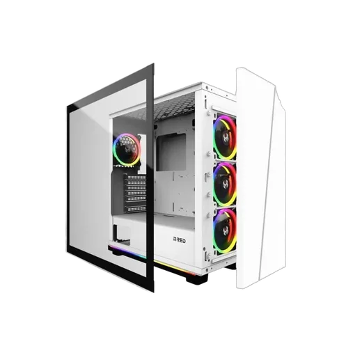 M.RED WHITE DESTROYER Strip-G - ARGB - MT/ATX, vue 2