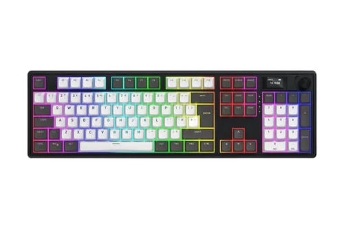 Hator Skyfall 100 Pro - Mécanique - Sans-Fil - RGB - Noir/Gris, vue 2