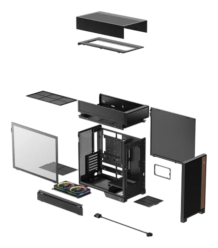 Deepcool CL660 Noir - MT/Sans Alim/ATX, vue 8