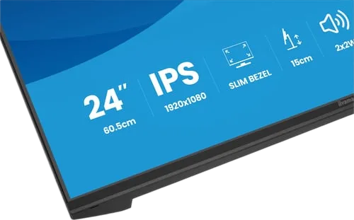 Iiyama Prolite XB2491HS-B1 - 23.8" FHD 120Hz IPS 1ms Pivot Adaptive Sync, vue 6