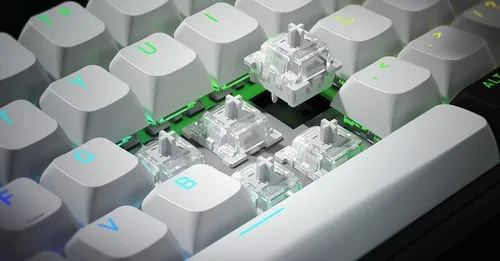 Hator Skyfall 80 MAG Ultima 8K TKL - Magnétique - Sans-Fil - RGB - Blanc/Noir, vue 11
