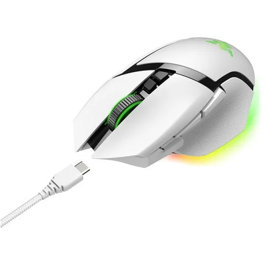 Razer Basilisk V3 Pro - Sans-Fil - RGB - Blanc, vue 4