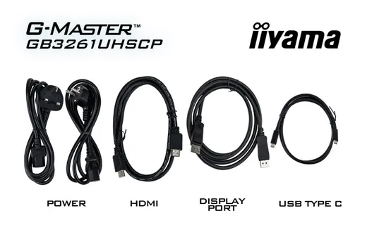 Iiyama GB3261UHSCP-B1 - 32" 4K 144Hz VA 0.6ms USB-C KVM FreeSync Premium, vue 9