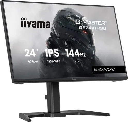 Iiyama G-Master GB2441HSU-B1 - 23,8" FHD 144Hz IPS 1ms Adaptive Sync FreeSync, vue 5