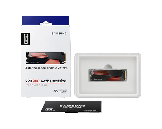 Samsung 990 PRO Dissipateur 4To M.2, vue 12
