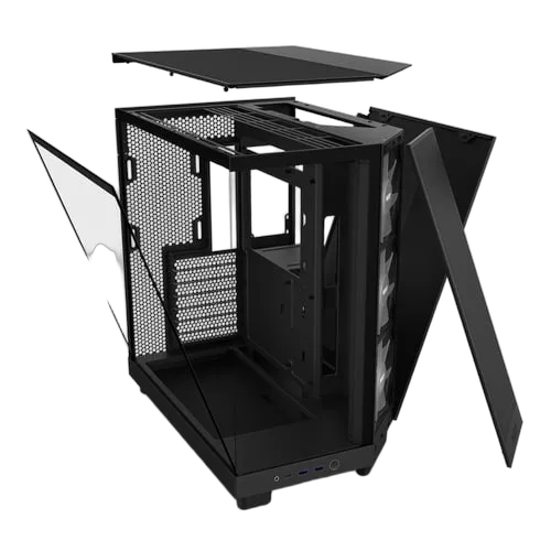 NZXT H6 Flow RGB Noir - MT/Sans alim/ATX, vue 10