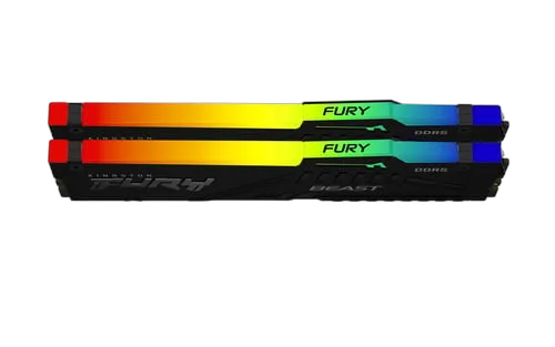 Kingston Fury Beast RGB 32Go (2x16Go) DDR5 6000MHz, vue 2