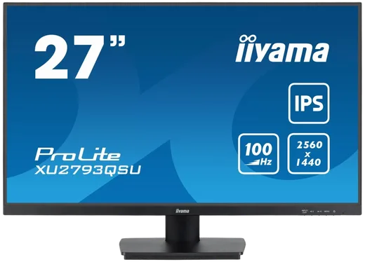 Iiyama PROLITE XU2793QSU-B6 - 27" QHD 100Hz IPS 1ms FreeSync