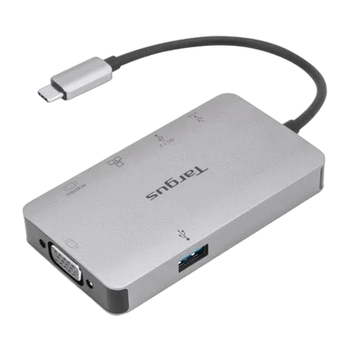 Targus USB-C pour un seul écran 4K HDMI/VGA avec Power Delivery 100 W et fonction pass-through