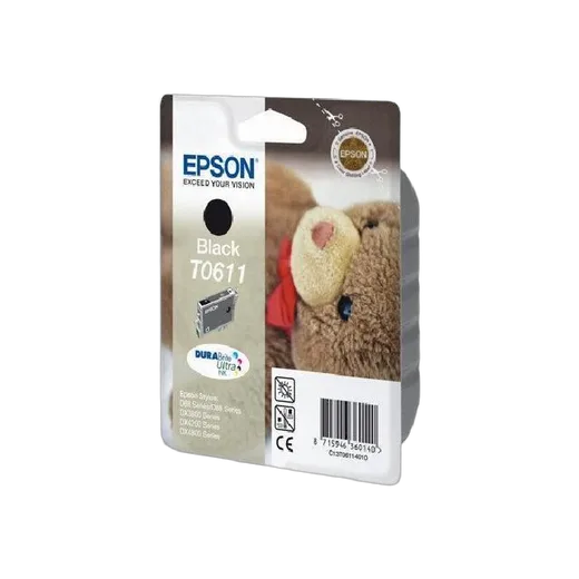 Epson Cartouche d'encre T0611 Noire D88/D68, vue 1