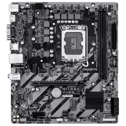 Gigabyte H810M H, vue 2