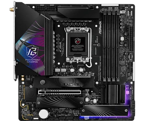 ASRock Z890M Riptide Wifi, vue 2