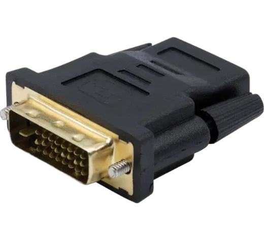 Adaptateur HDMI vers DVI 24+1 femelle/mâle - Noir, vue 1