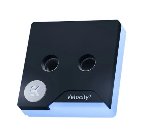 EK Water Blocks EK-Quantum Velocity³ 1700/1851/AM5 - Acetal Noir, vue 3