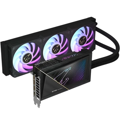 Gigabyte AORUS GeForce RTX 5080 XTREME WATERFORCE 16G, vue 2