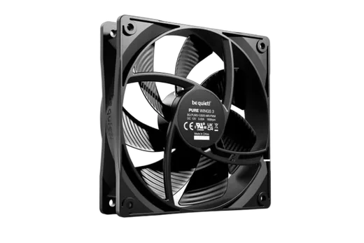 be quiet! Pure Wings 3 PWM 120mm - Noir, vue 2