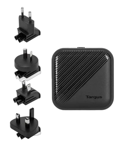 Targus Chargeur mural PowerElite GaN 65W - 2 ports - Noir, vue 5