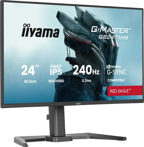 Iiyama G-Master GB2471HS-B1 - 23.8" FHD 240Hz Fast IPS 0.3ms G-Sync Adaptive Sync