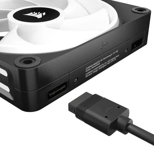 Corsair iCUE LINK QX120 RGB Starter Kit Noir, vue 3