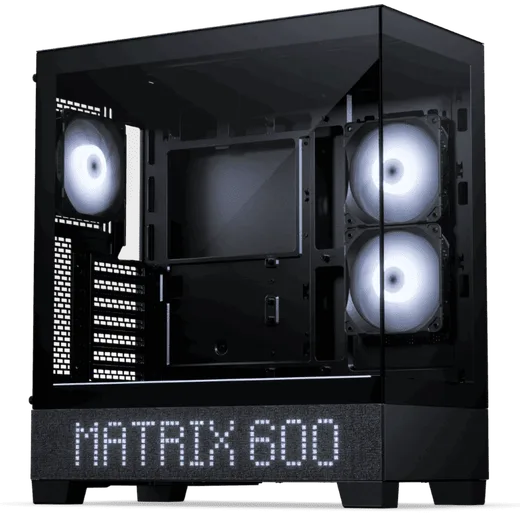 Phanteks XT View Matrix Noir - MT/Sans Alim/E-ATX